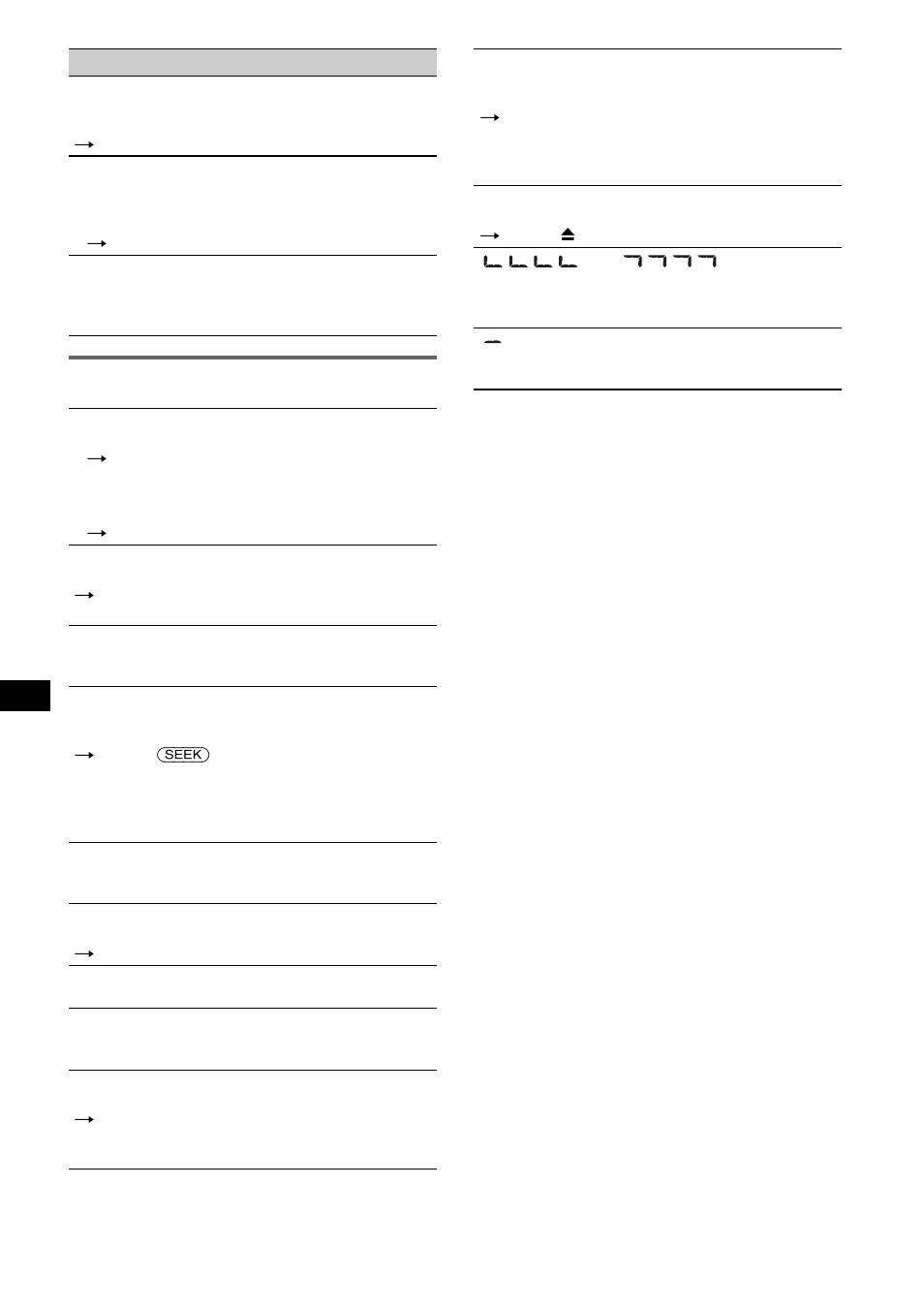 Foutmeldingen/berichten | Sony CDX-GT212 User Manual | Page 78 / 80