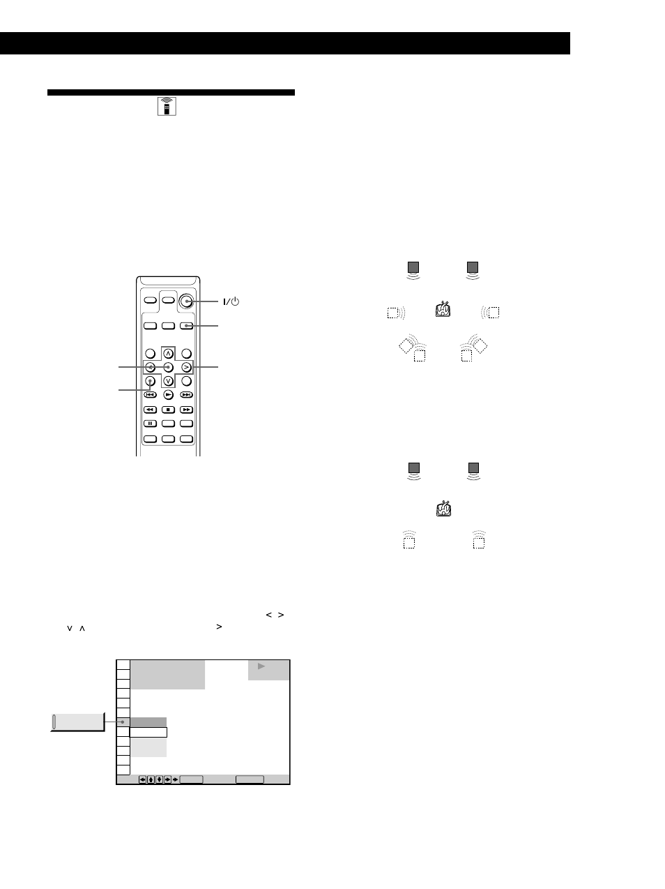 Justere lyden z, Grunnleggende bruk, Virkningen av de enkelte alternativene | Sony SA-F11 User Manual | Page 71 / 92