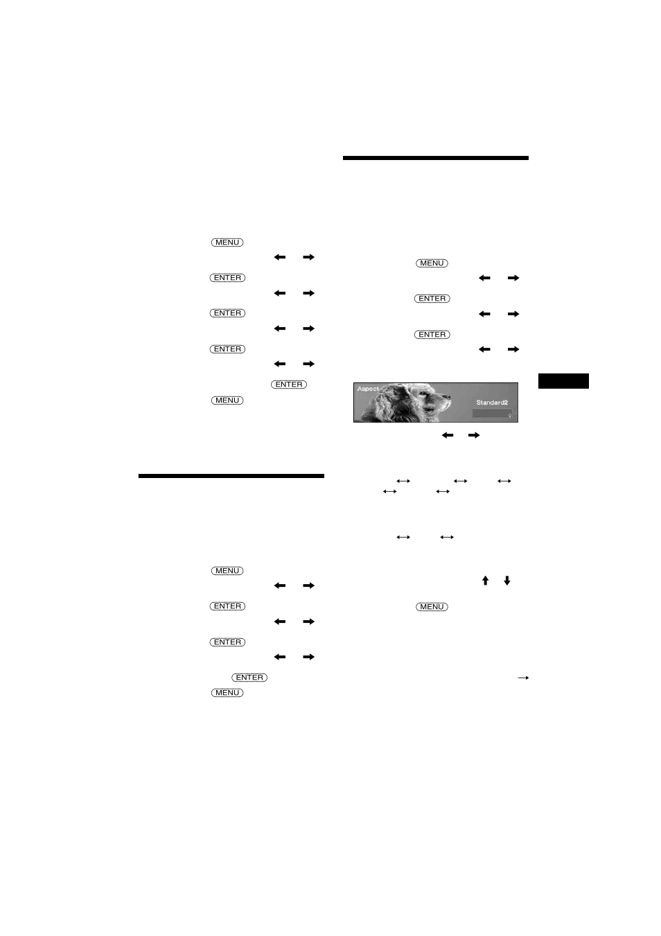 Définition des réglages d’une image panorama, Panorama, Sélection de l’échelle de l’image | Aspect | Sony 2-581-922-11 User Manual | Page 111 / 218