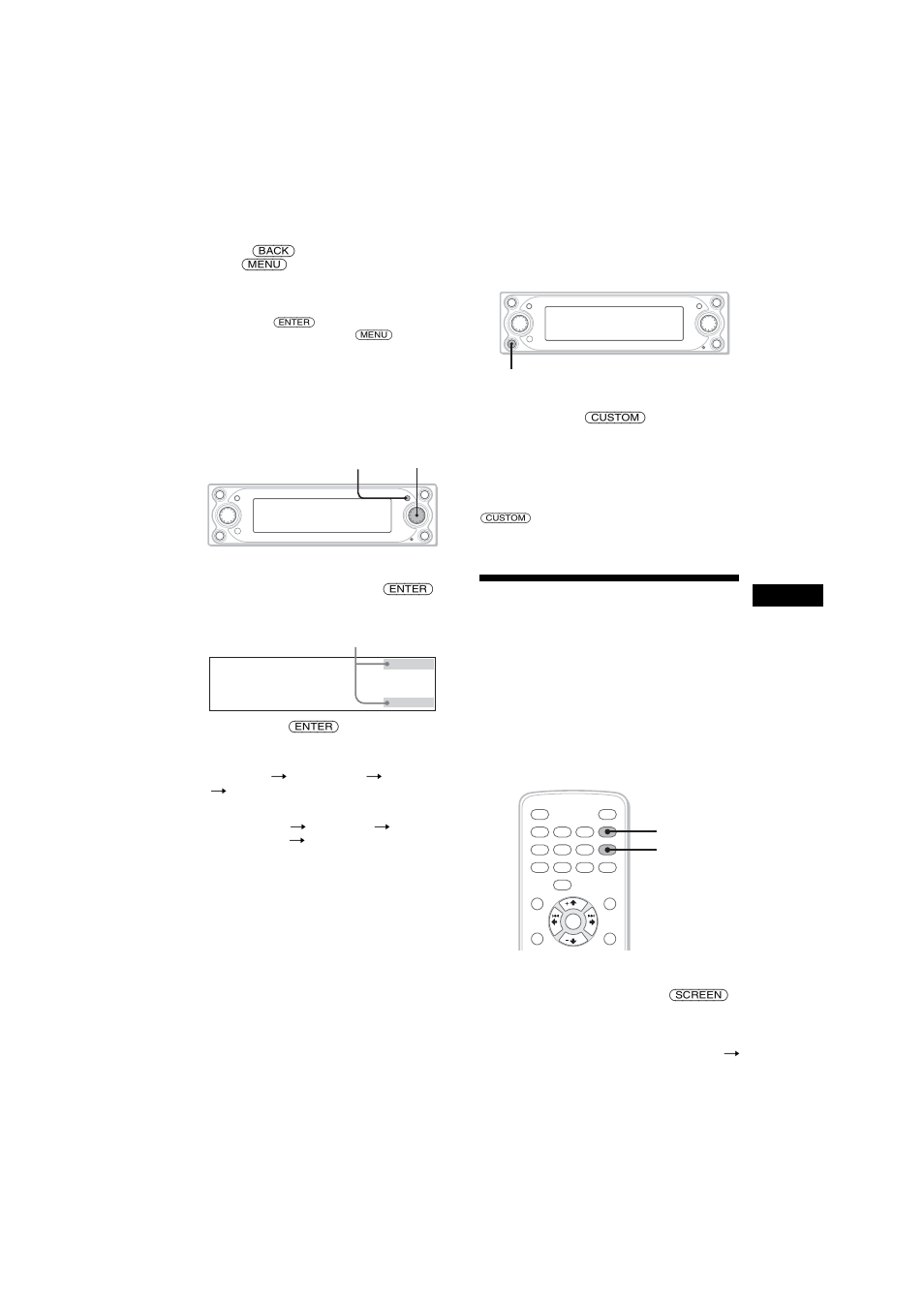 Displaystand en displaypatroon selecteren, Displaystand en displaypatroon, Selecteren | Wisselmenu, Custom functie | Sony 2-581-922-11 User Manual | Page 185 / 218