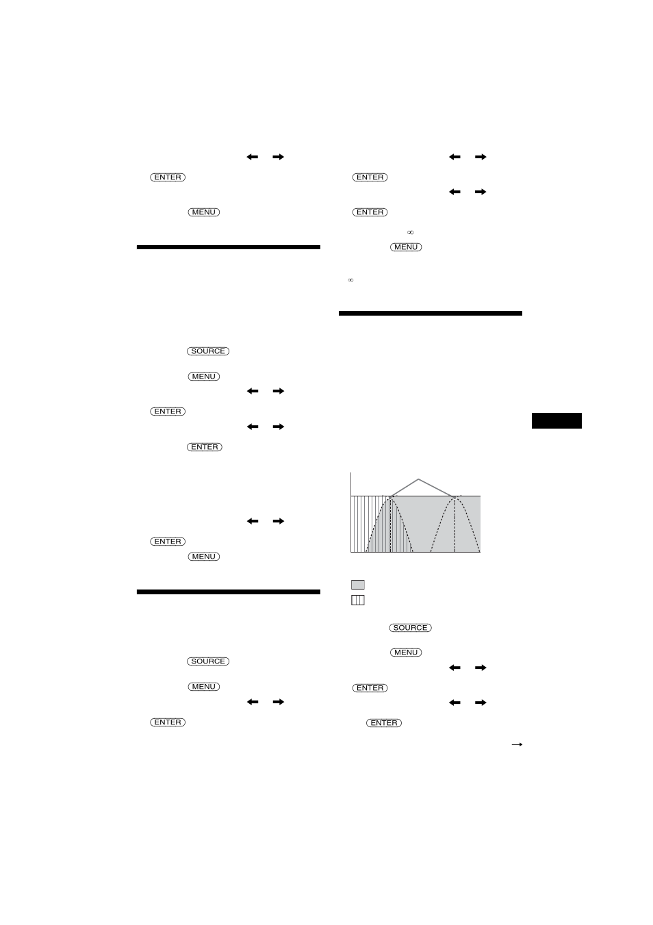 Het voor- en achtervolume aanpassen, Balance/fader, Het subwoofervolume aanpassen | Sub woofer, Hpf/lpf (hoogdoorlaatfilter/ laagdoorlaatfilter), De kantelfrequentie van de luidsprekers en de | Sony 2-581-922-11 User Manual | Page 203 / 218