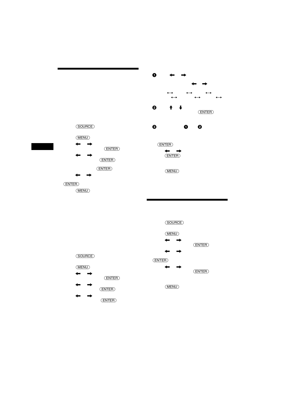 Setting the equalizer, Adjusting the bass and treble, Bass/treble | Sony 2-581-922-11 User Manual | Page 26 / 218