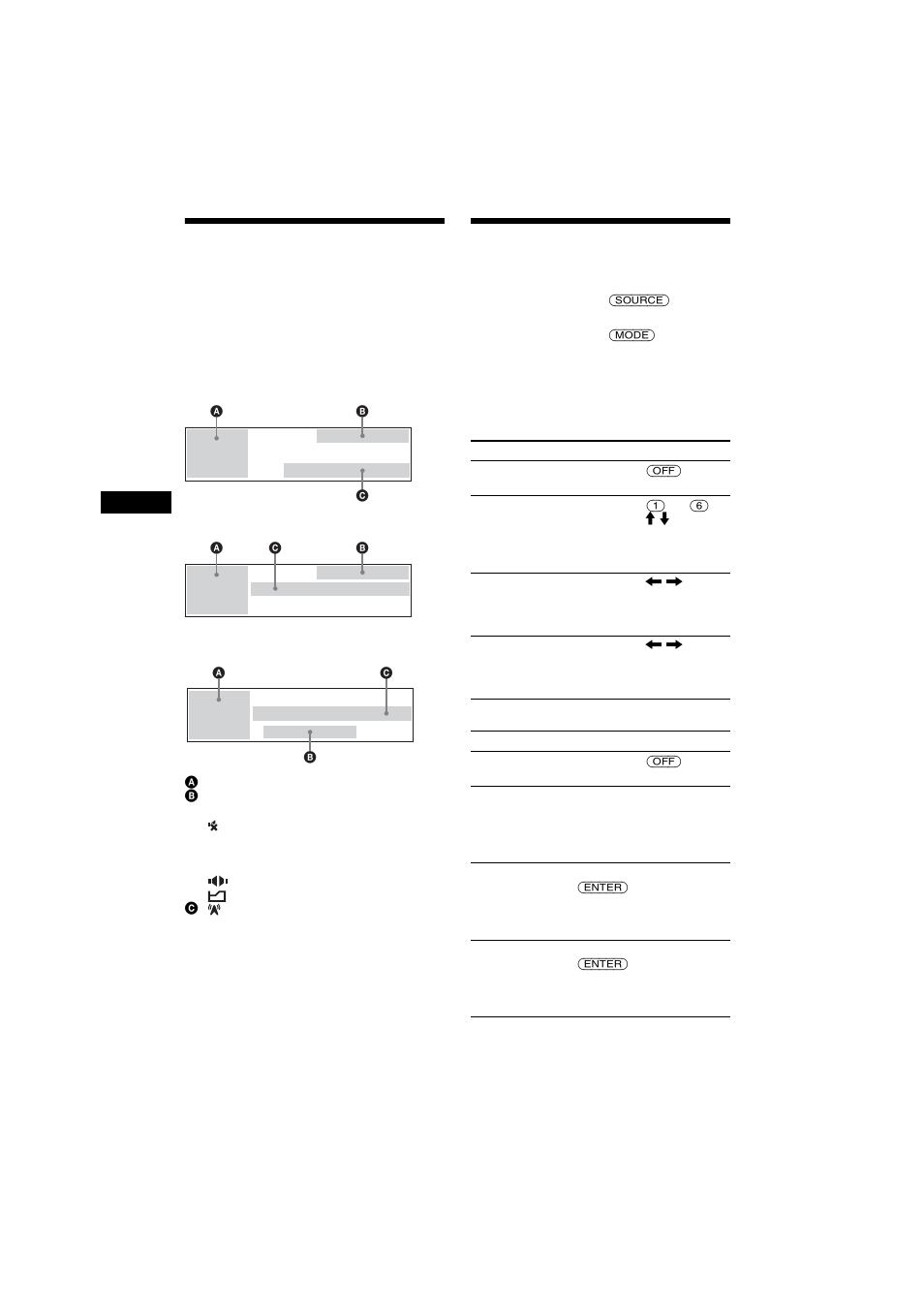 Informationen im display, Einstellen gespeicherter sender | Sony 2-581-922-11 User Manual | Page 58 / 218