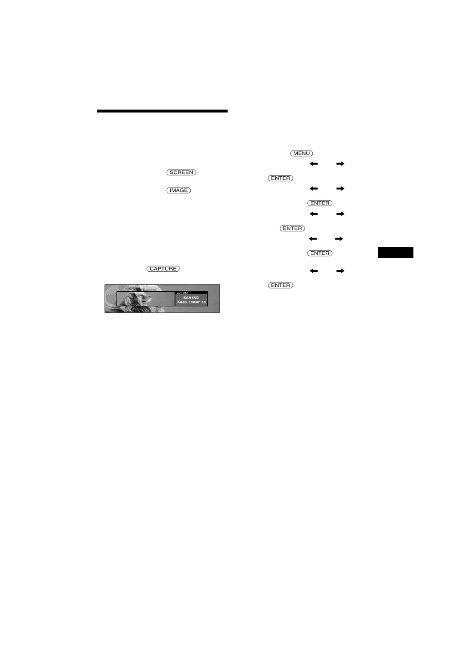 Speichern von bildern, Snapshot | Sony 2-581-922-11 User Manual | Page 67 / 218