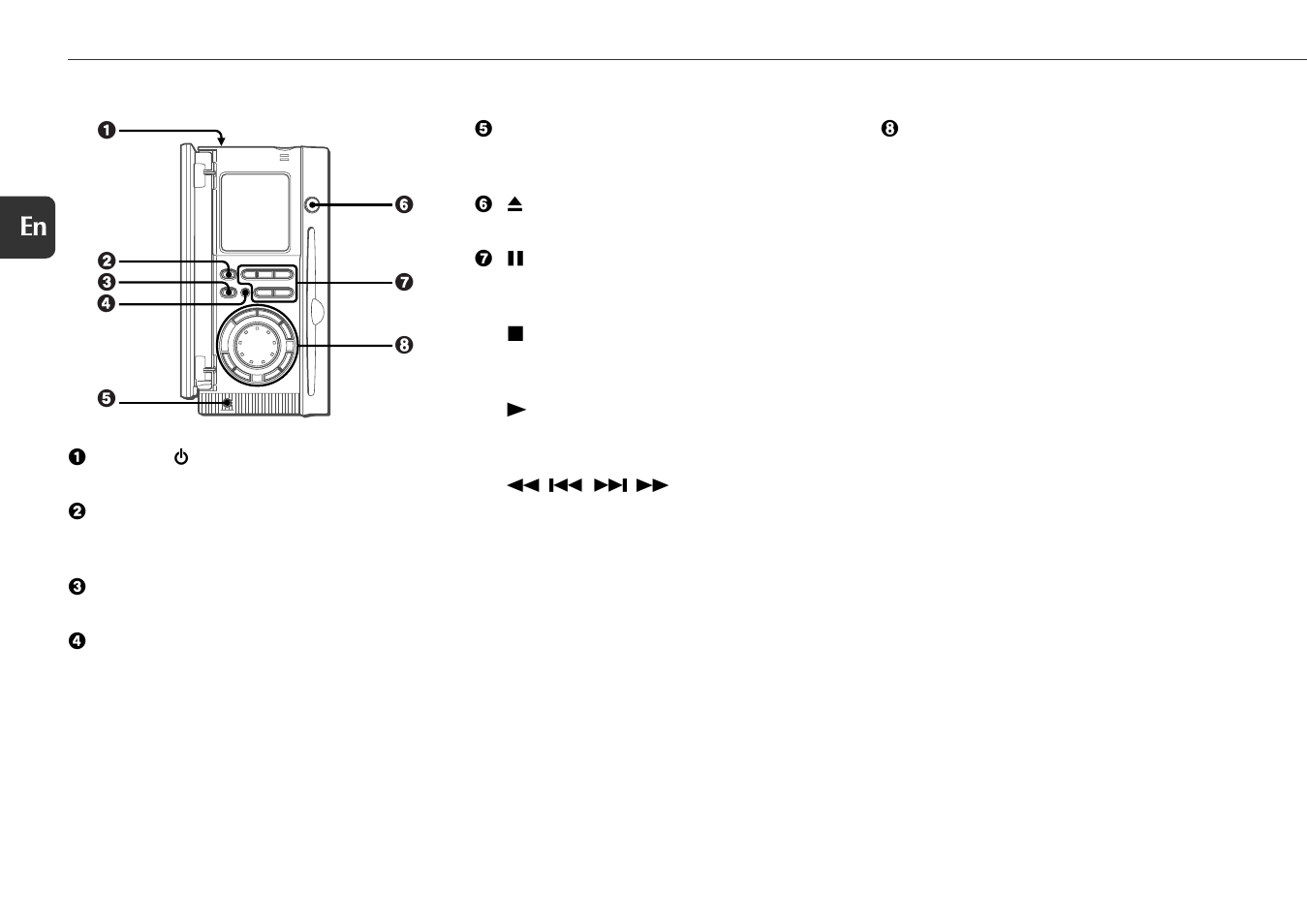 Main unit: front | Sony XR-MS5 User Manual | Page 7 / 18