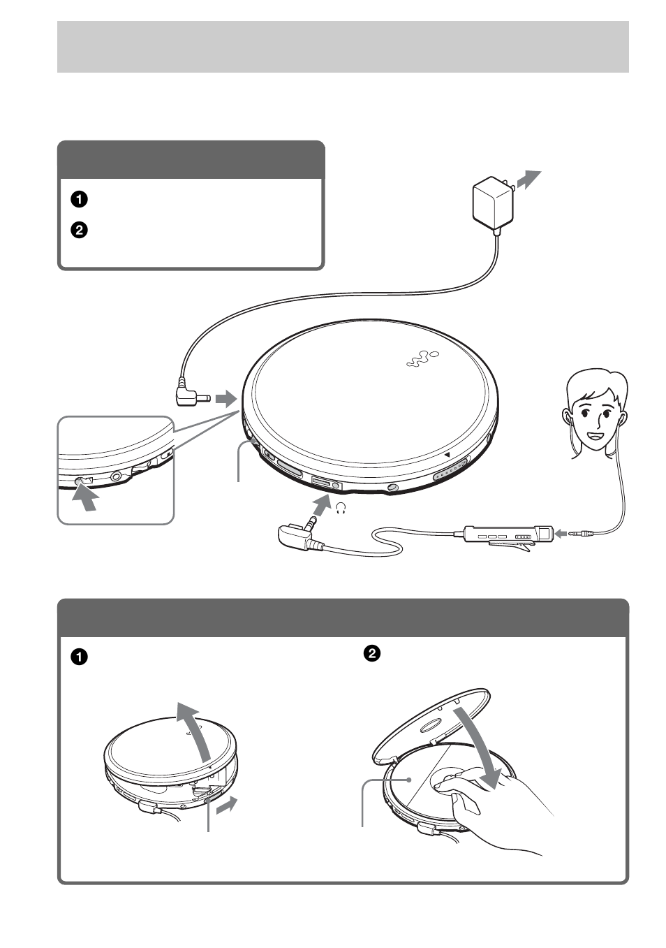 Cdを聞く, Cdを入れる | Sony CD Walkman D-EJ885 User Manual | Page 12 / 40