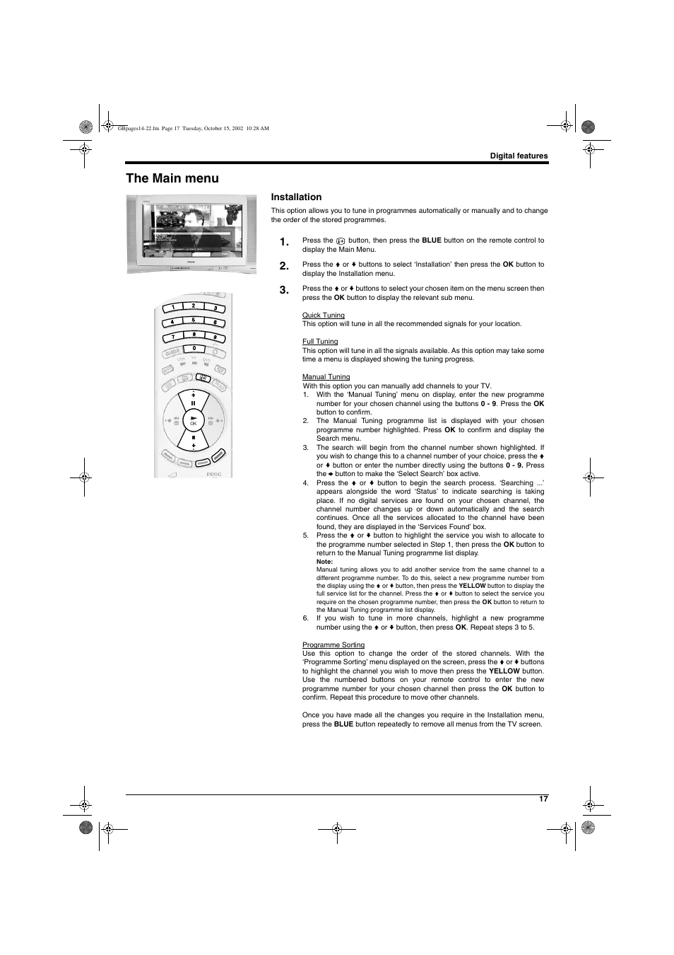 The main menu | Sony KD-32NX200E User Manual | Page 19 / 120