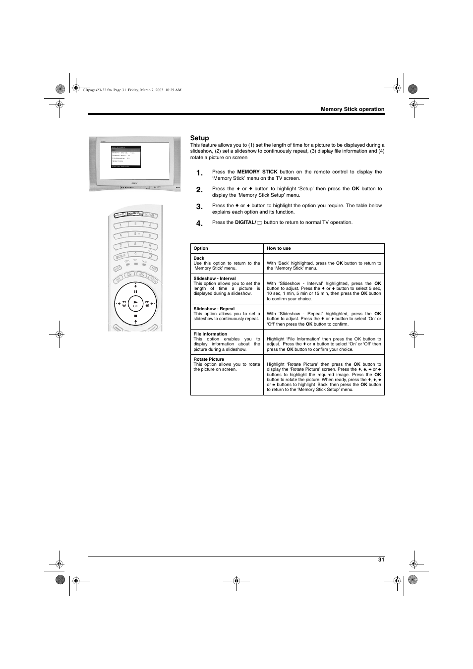 Setup | Sony KD-32NX200E User Manual | Page 33 / 120
