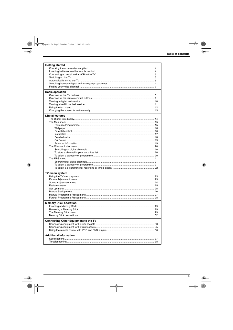 Sony KD-32NX200E User Manual | Page 5 / 120