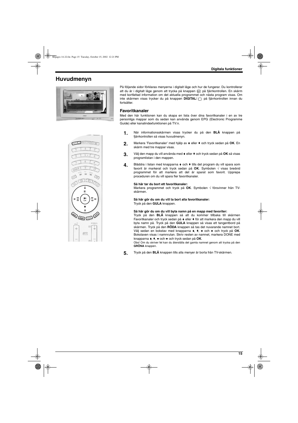 Huvudmenyn | Sony KD-32NX200E User Manual | Page 93 / 120