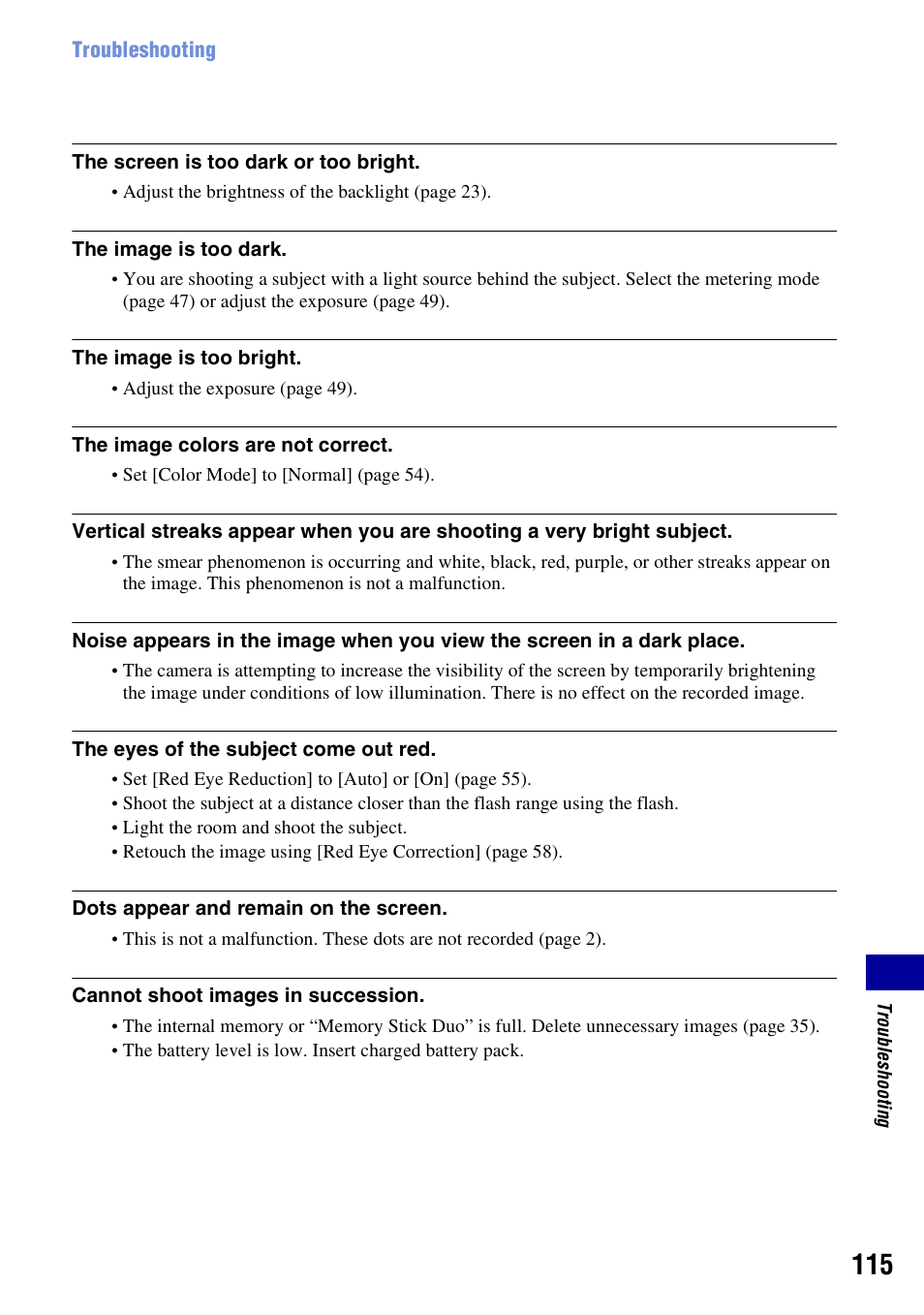 Sony Cyber-shot 3-700-727-12(1) User Manual | Page 115 / 135