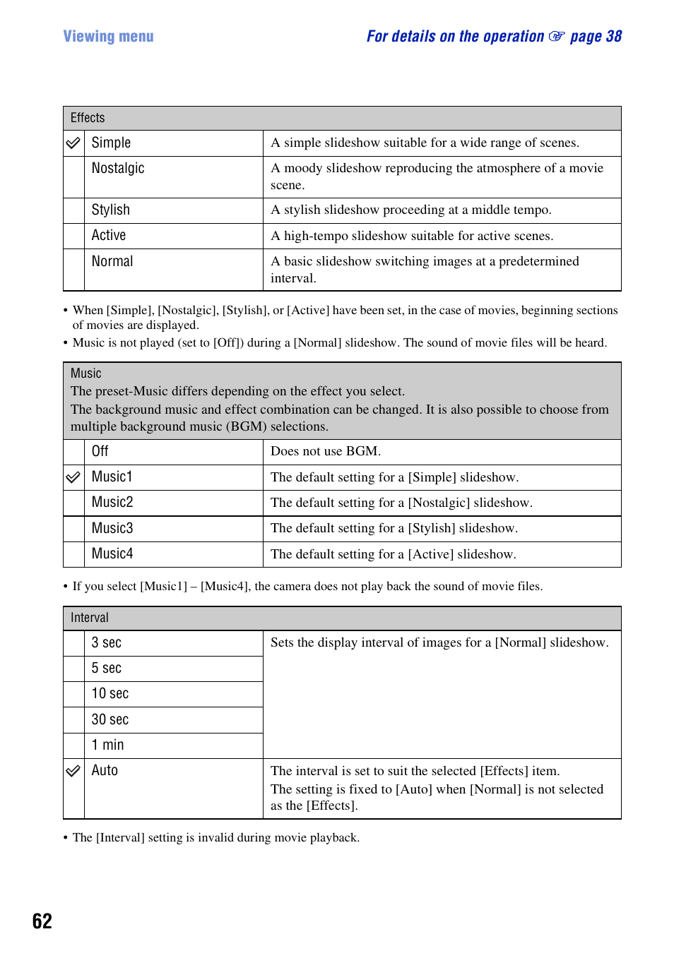 Sony Cyber-shot 3-700-727-12(1) User Manual | Page 62 / 135