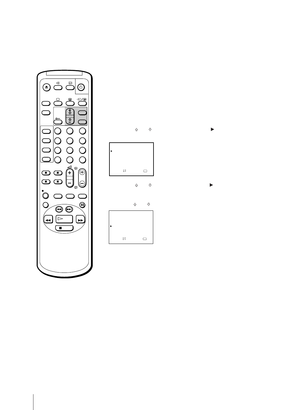 Viewing programmes in 16:9 mode, Press menu. the main menu appears, Press menu to return to the original screen | Sony Trinitron KV-21V5U User Manual | Page 26 / 52