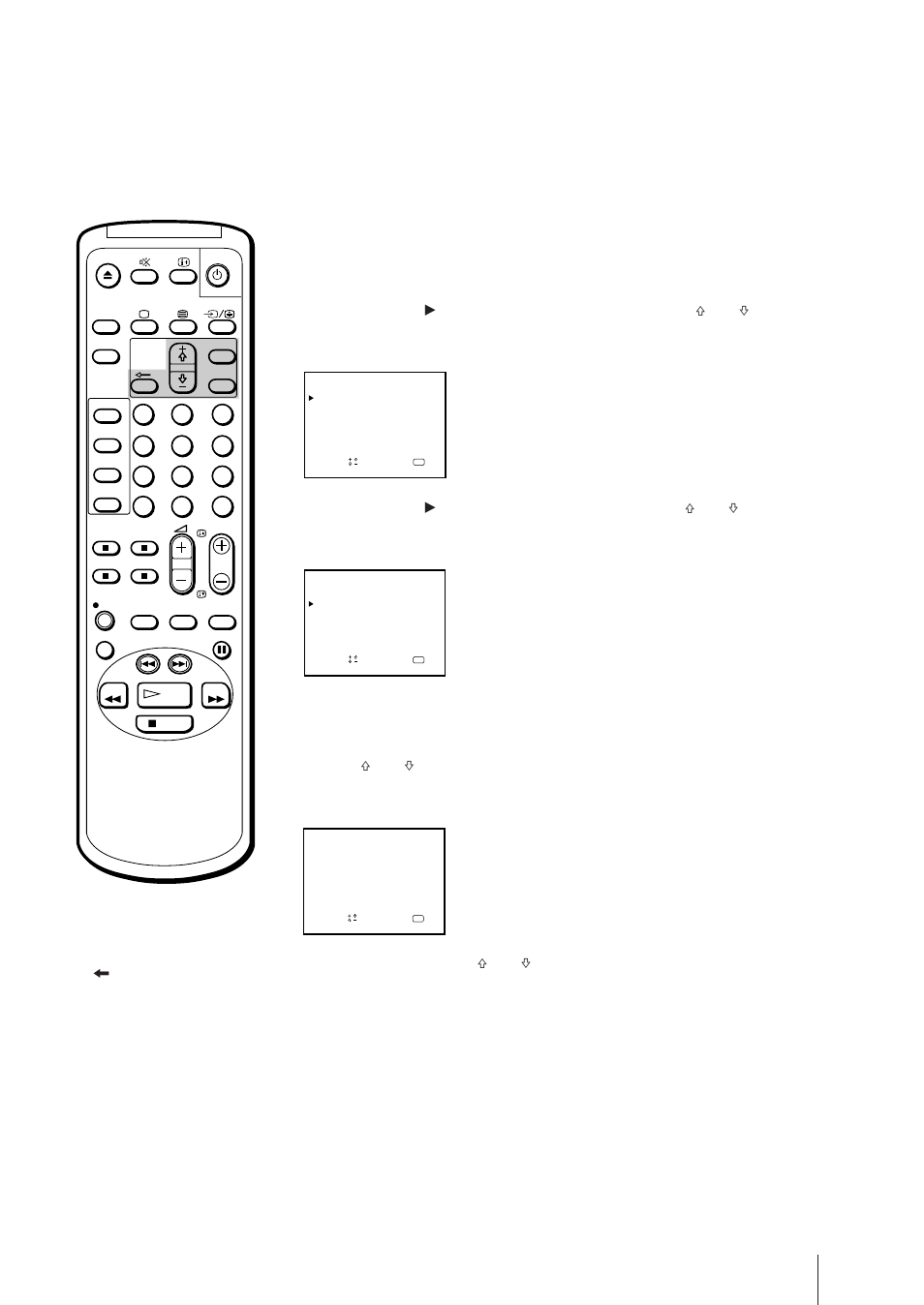 Presetting channels automatically, Press menu to display the main menu, Getting started | Sony Trinitron KV-21V5U User Manual | Page 7 / 52