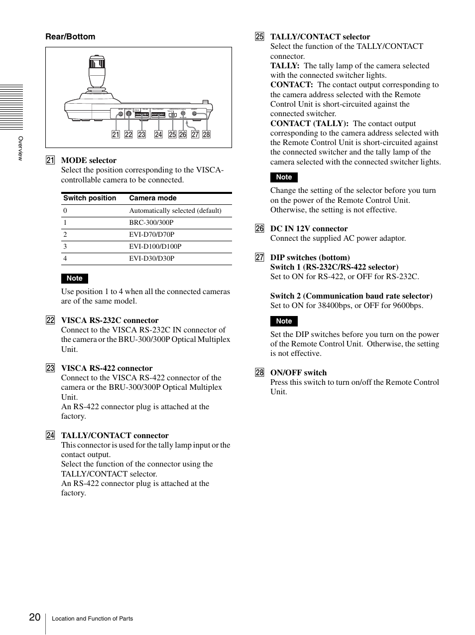 Sony 3CCD COLOR BRC-300P User Manual | Page 20 / 68