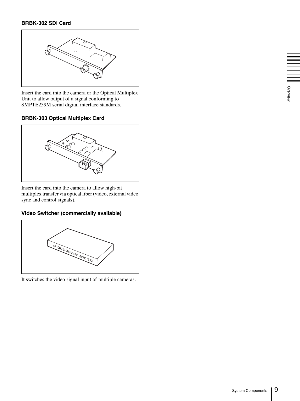 Sony 3CCD COLOR BRC-300P User Manual | Page 9 / 68