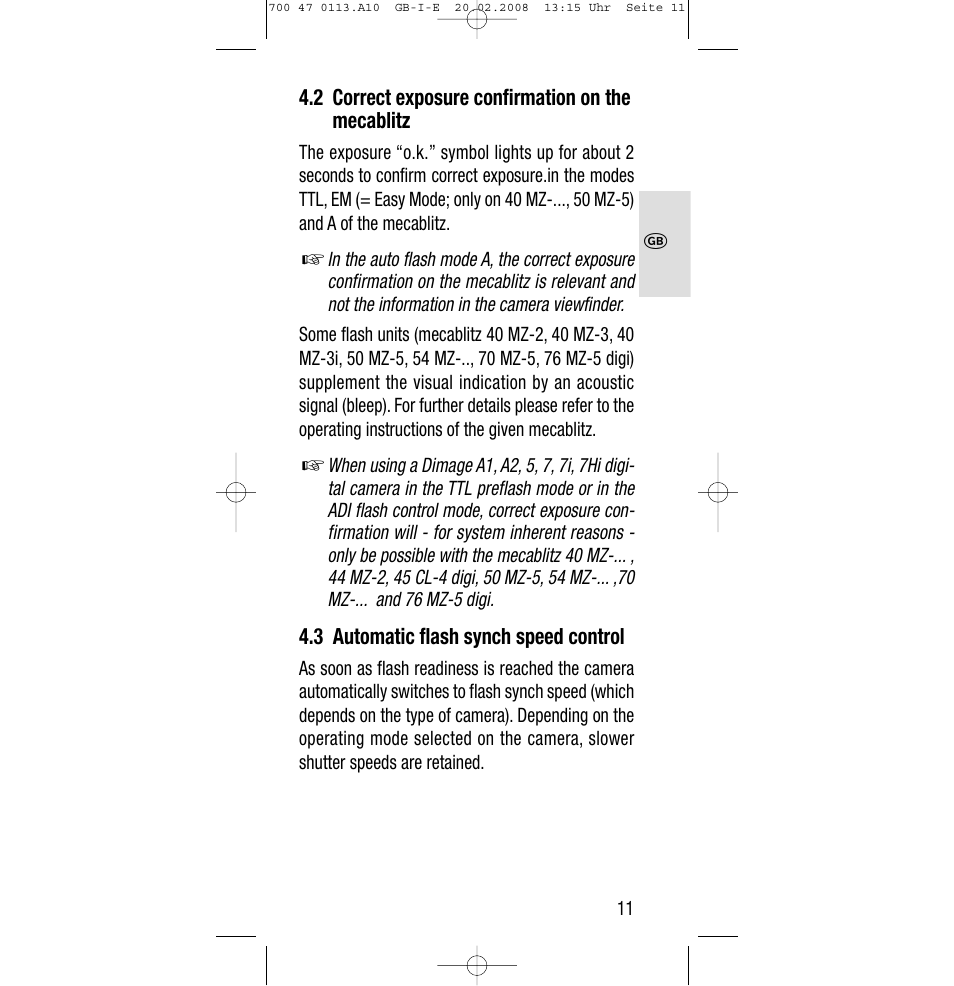 Sony Metz SCA 3302 M7 User Manual | Page 11 / 160
