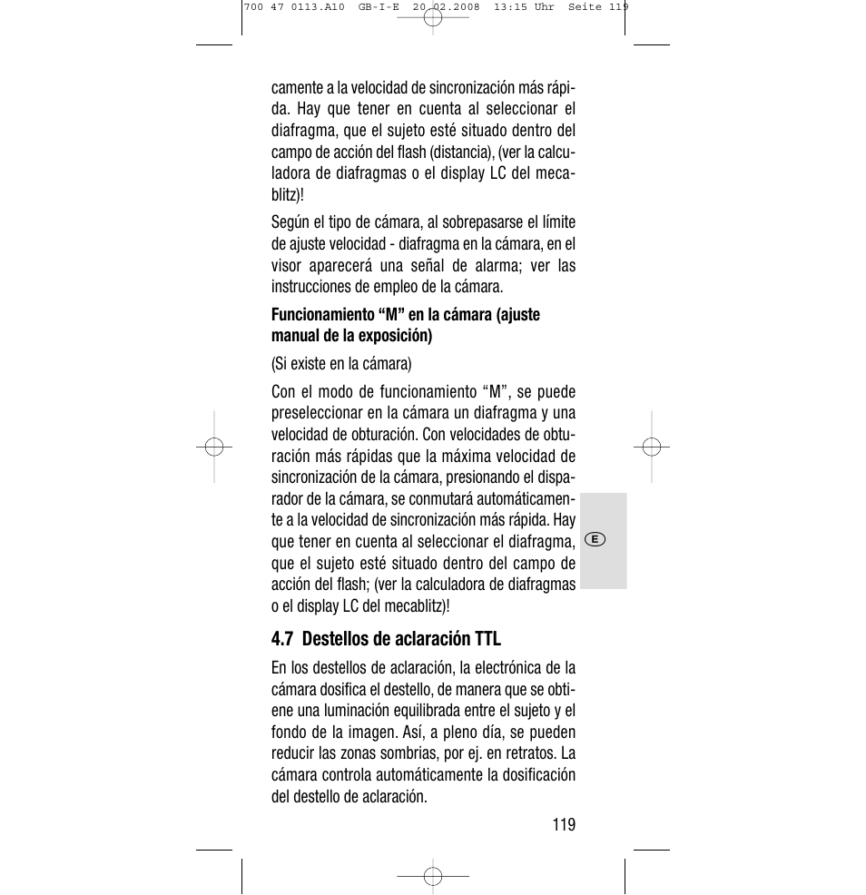 Sony Metz SCA 3302 M7 User Manual | Page 119 / 160