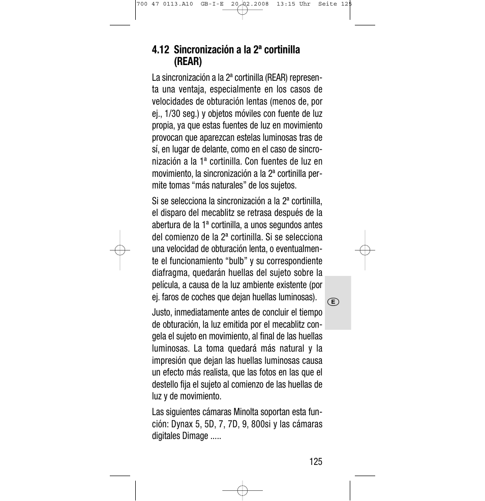 Sony Metz SCA 3302 M7 User Manual | Page 125 / 160