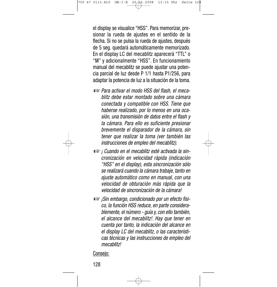 Sony Metz SCA 3302 M7 User Manual | Page 128 / 160