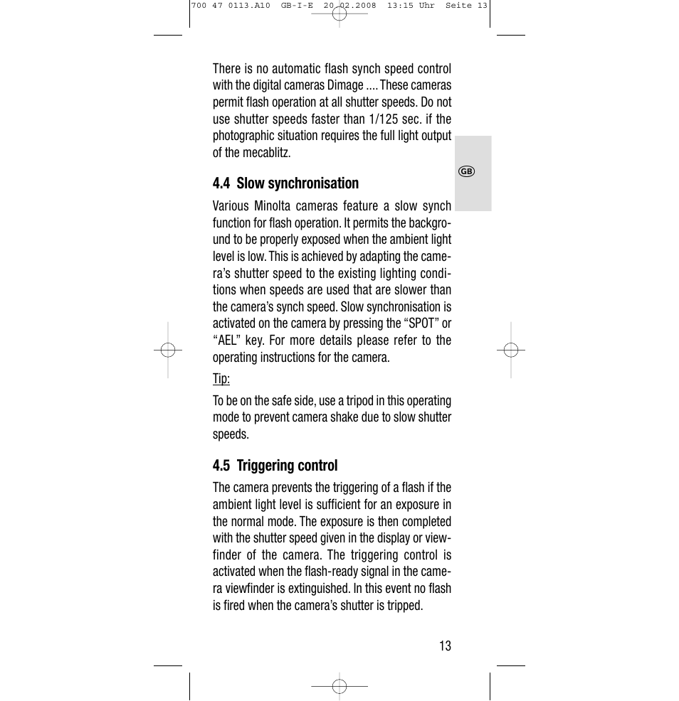 Sony Metz SCA 3302 M7 User Manual | Page 13 / 160
