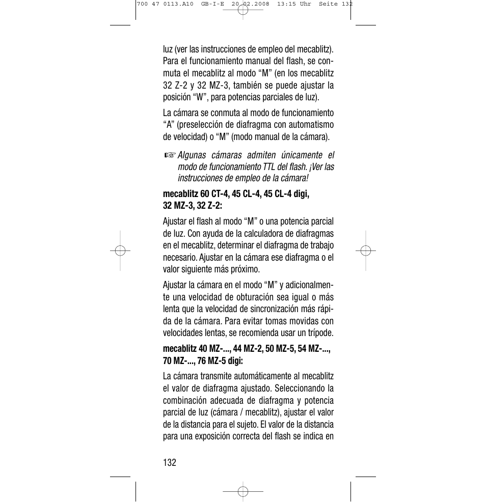 Sony Metz SCA 3302 M7 User Manual | Page 132 / 160