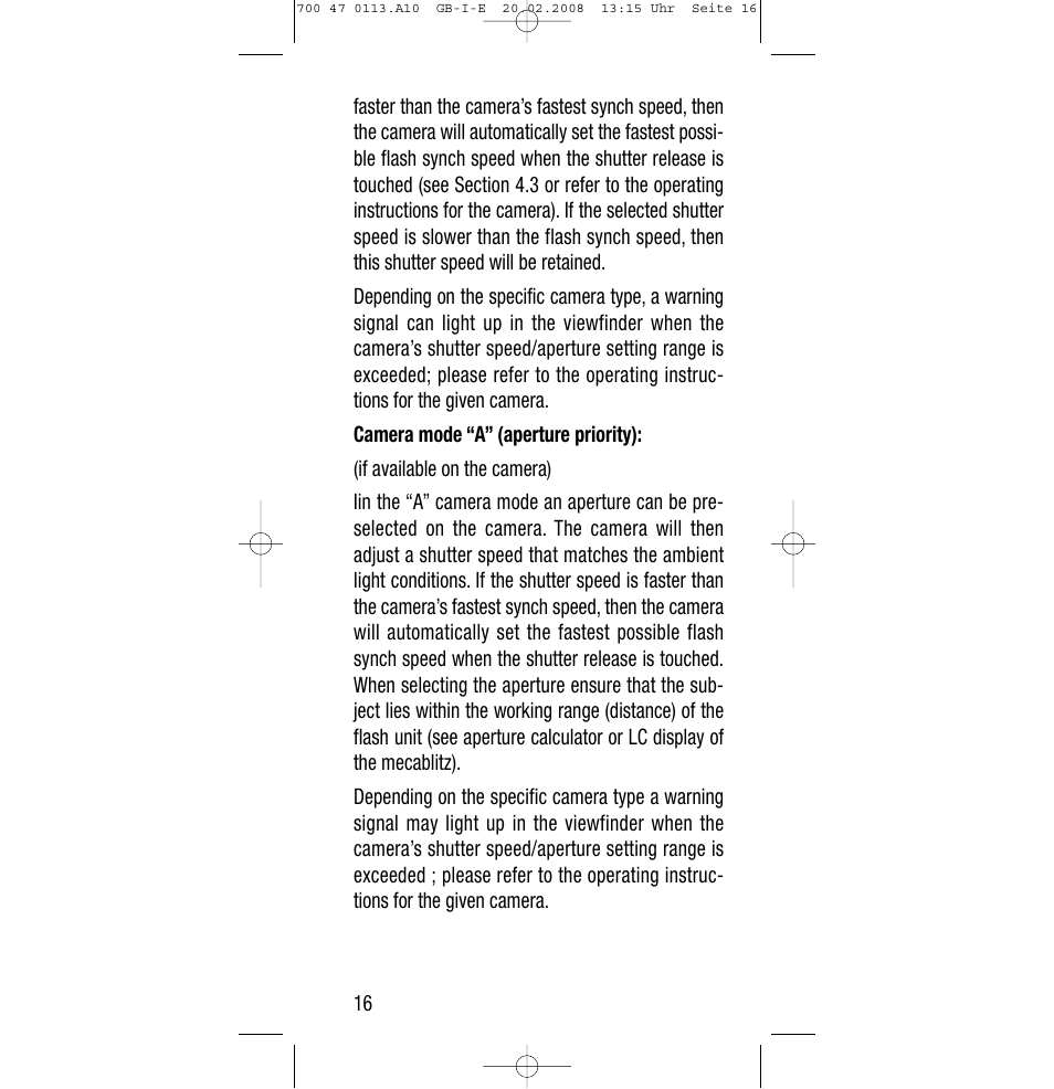 Sony Metz SCA 3302 M7 User Manual | Page 16 / 160