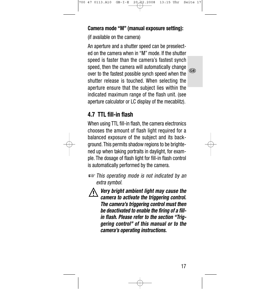 Sony Metz SCA 3302 M7 User Manual | Page 17 / 160