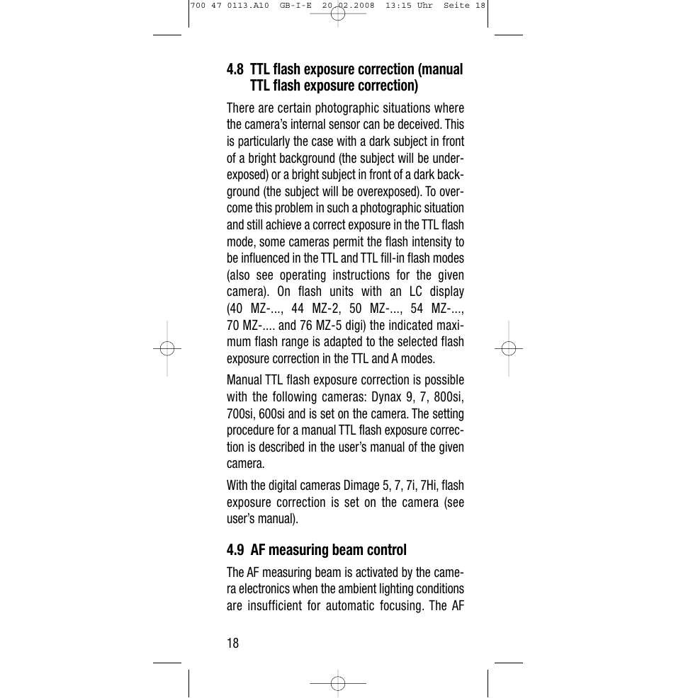 Sony Metz SCA 3302 M7 User Manual | Page 18 / 160