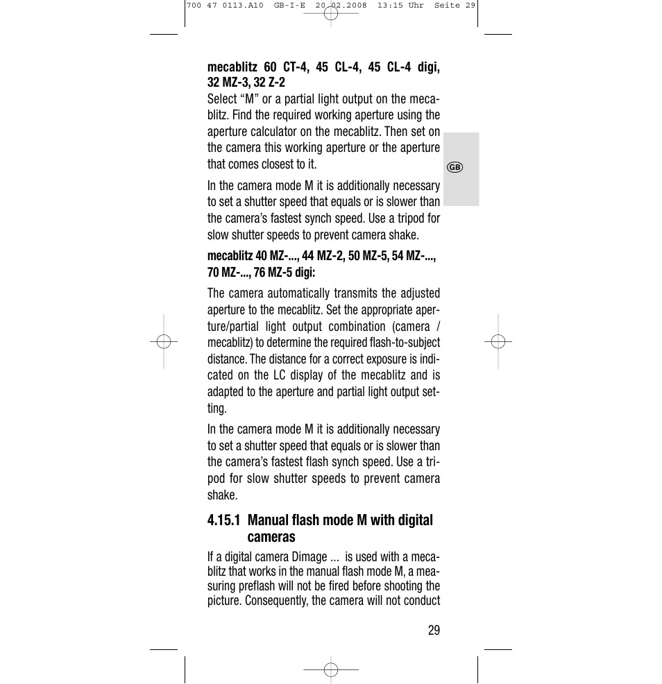 Sony Metz SCA 3302 M7 User Manual | Page 29 / 160