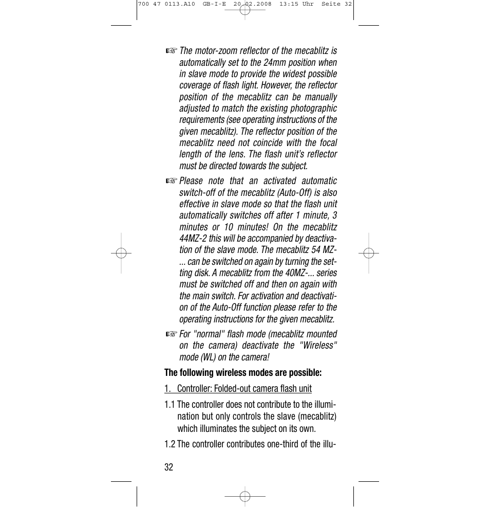 Sony Metz SCA 3302 M7 User Manual | Page 32 / 160