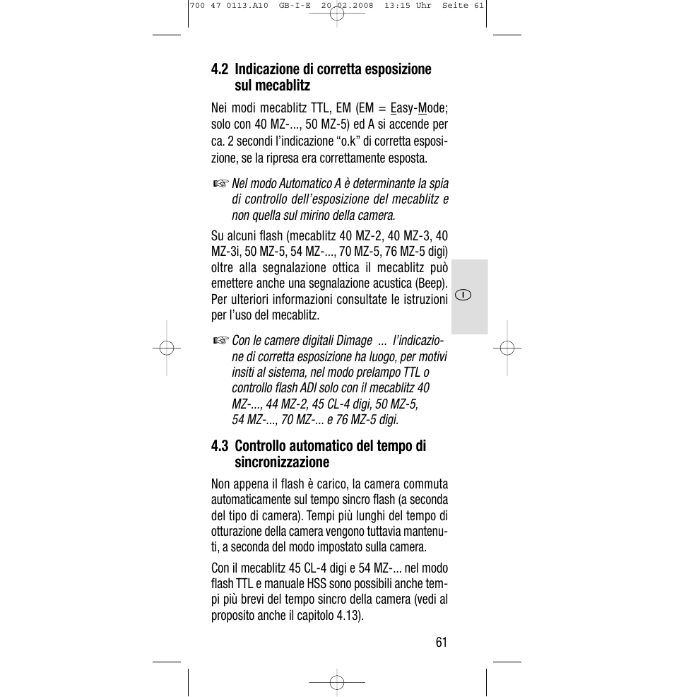 Sony Metz SCA 3302 M7 User Manual | Page 61 / 160