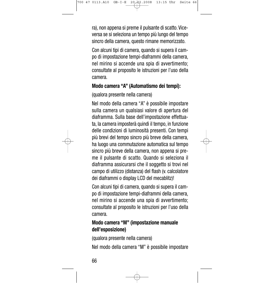Sony Metz SCA 3302 M7 User Manual | Page 66 / 160