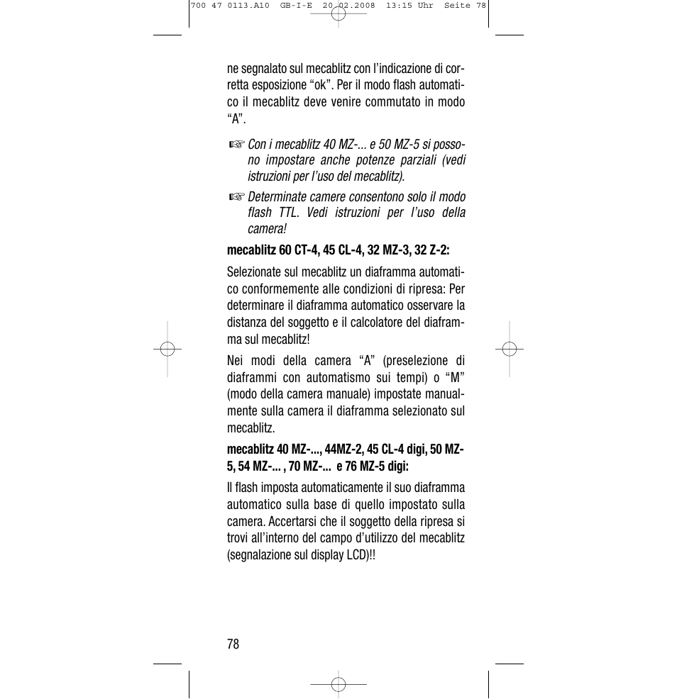 Sony Metz SCA 3302 M7 User Manual | Page 78 / 160