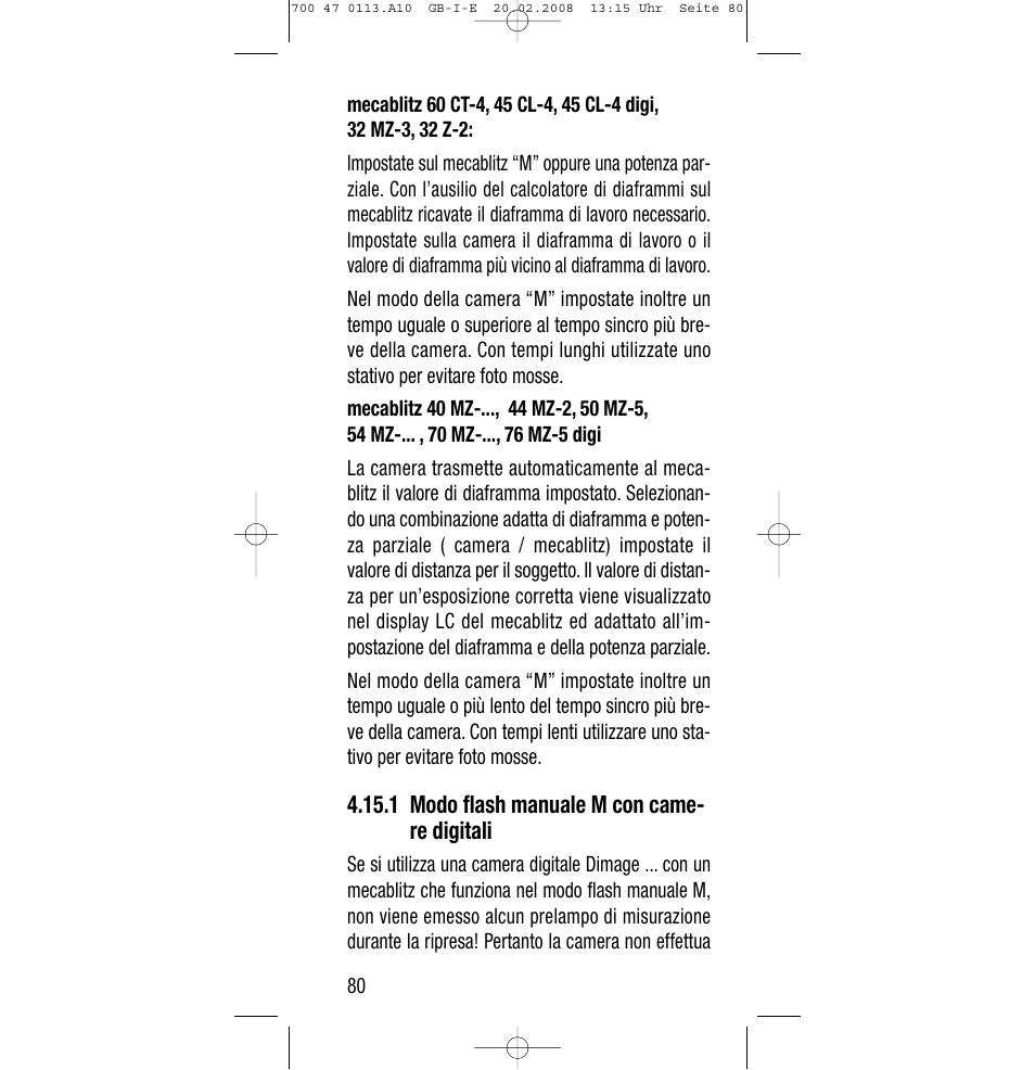 Sony Metz SCA 3302 M7 User Manual | Page 80 / 160