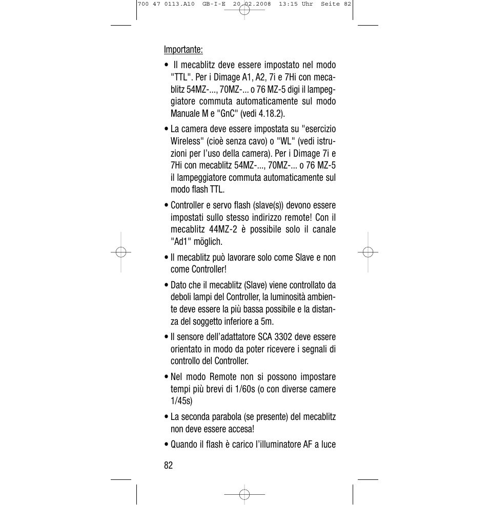Sony Metz SCA 3302 M7 User Manual | Page 82 / 160