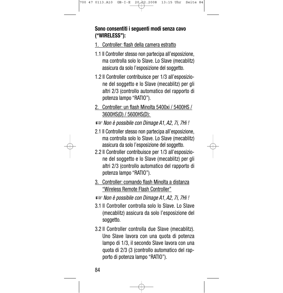 Sony Metz SCA 3302 M7 User Manual | Page 84 / 160