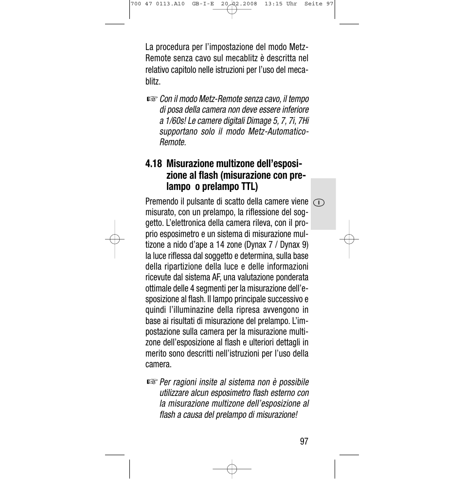 Sony Metz SCA 3302 M7 User Manual | Page 97 / 160