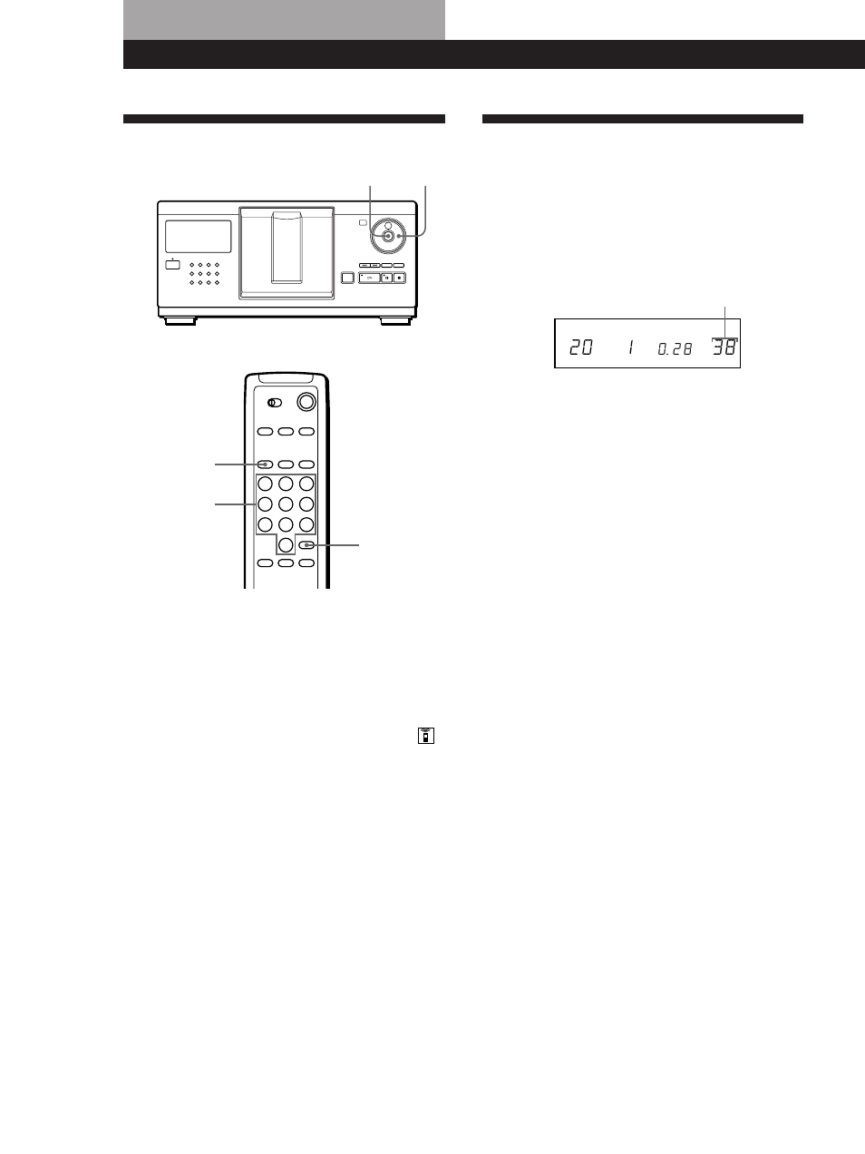 Locating a specific disc, Specifying the next disc to play, Playing cds | Selecting a disc on the player, Selecting a disc directly using the remote 1 | Sony CDP-CX210 User Manual | Page 10 / 20