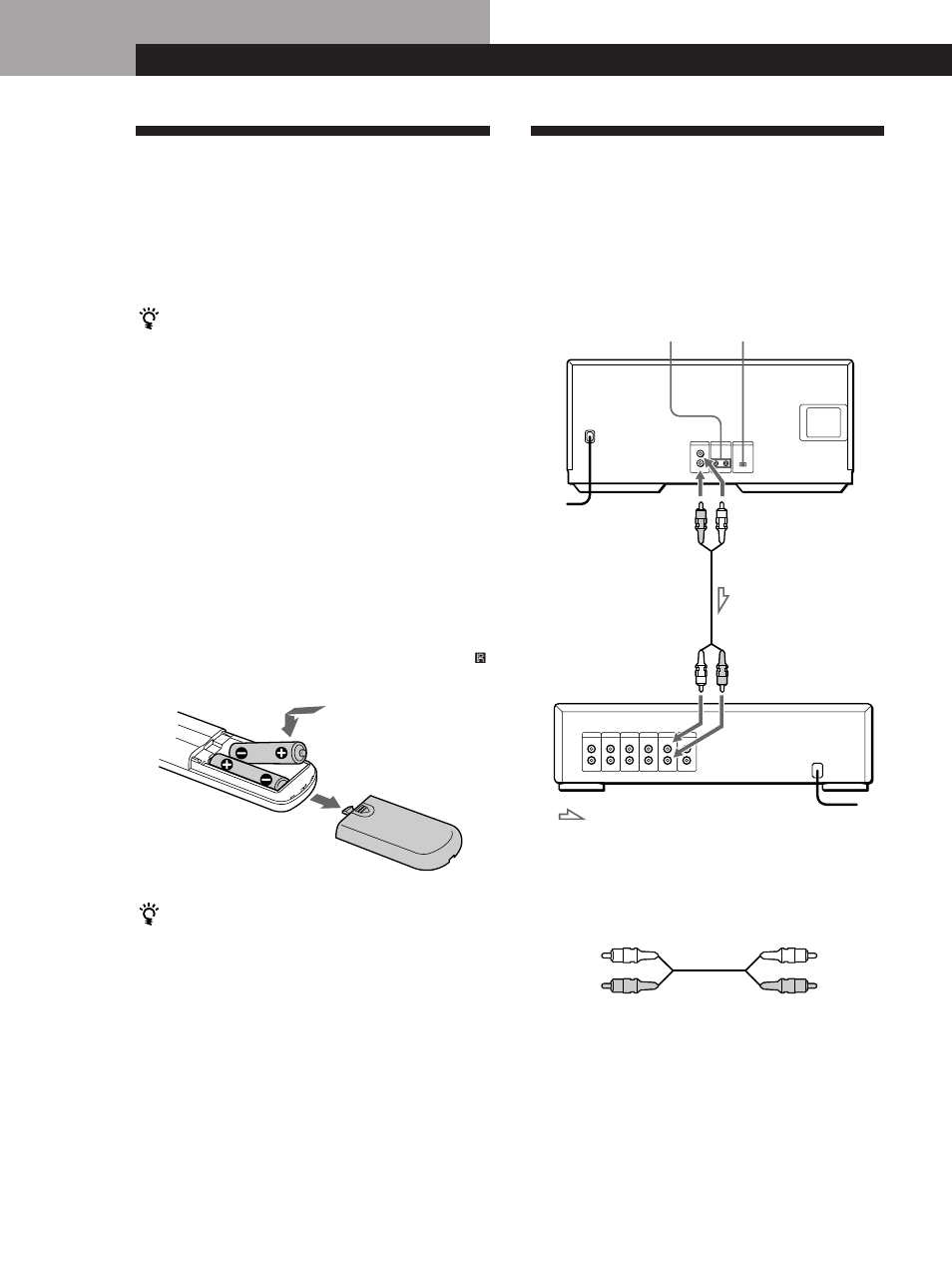 Hooking up the system, Unpacking, Getting started | Overview, Inserting batteries into the remote | Sony CDP-CX210 User Manual | Page 4 / 20