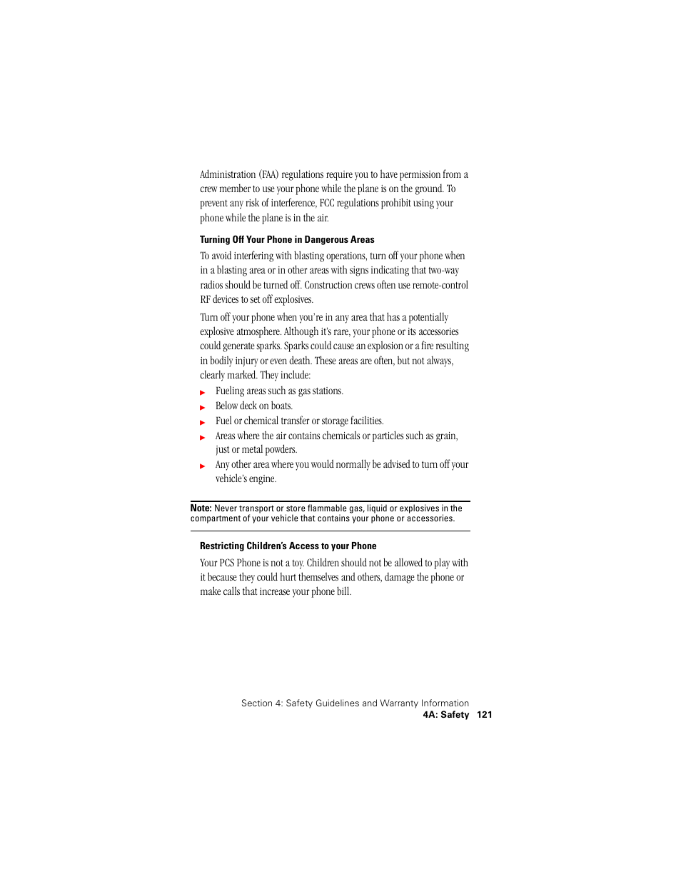 Samsung SPH-A500 User Manual | Page 122 / 136