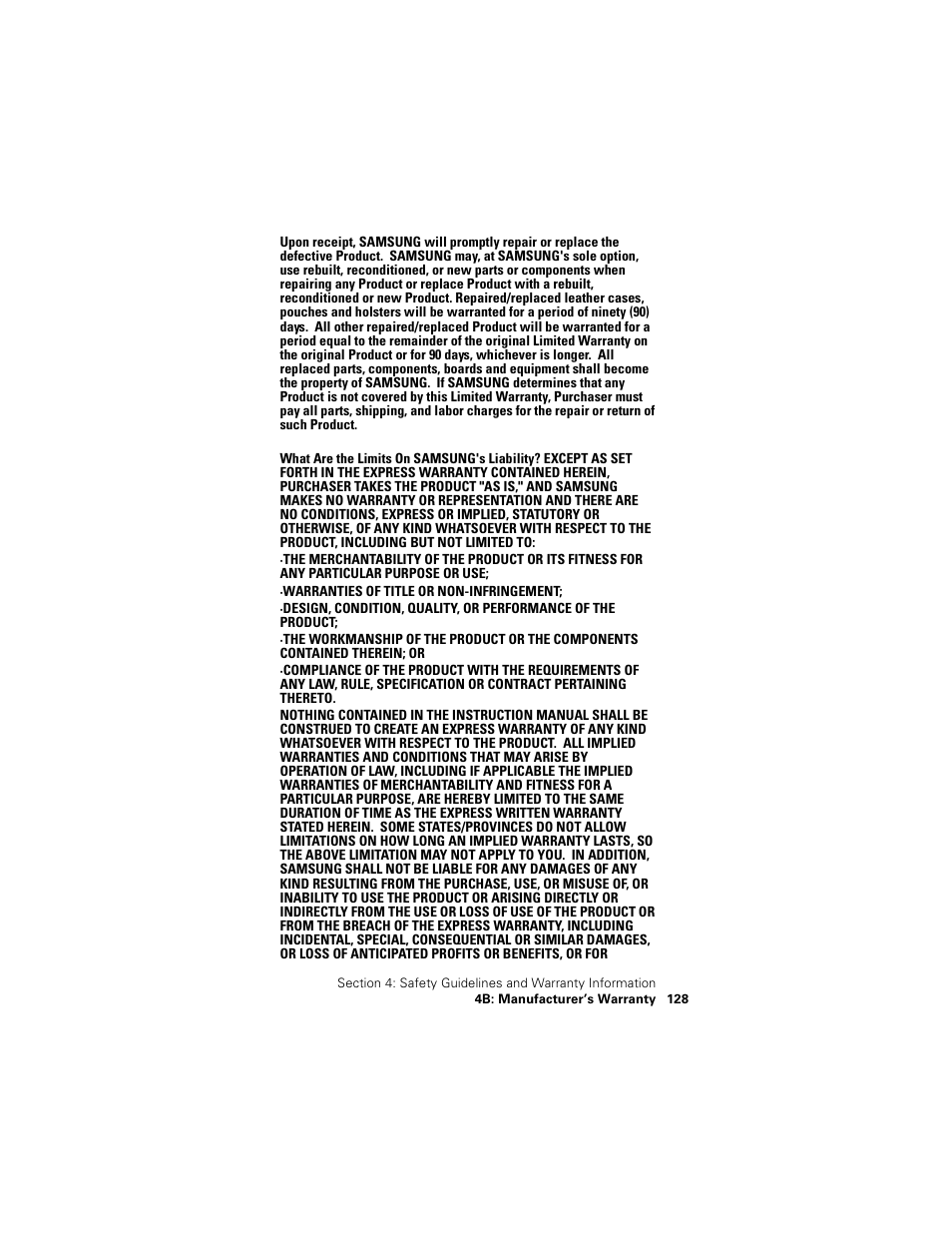 Samsung SPH-A500 User Manual | Page 129 / 136