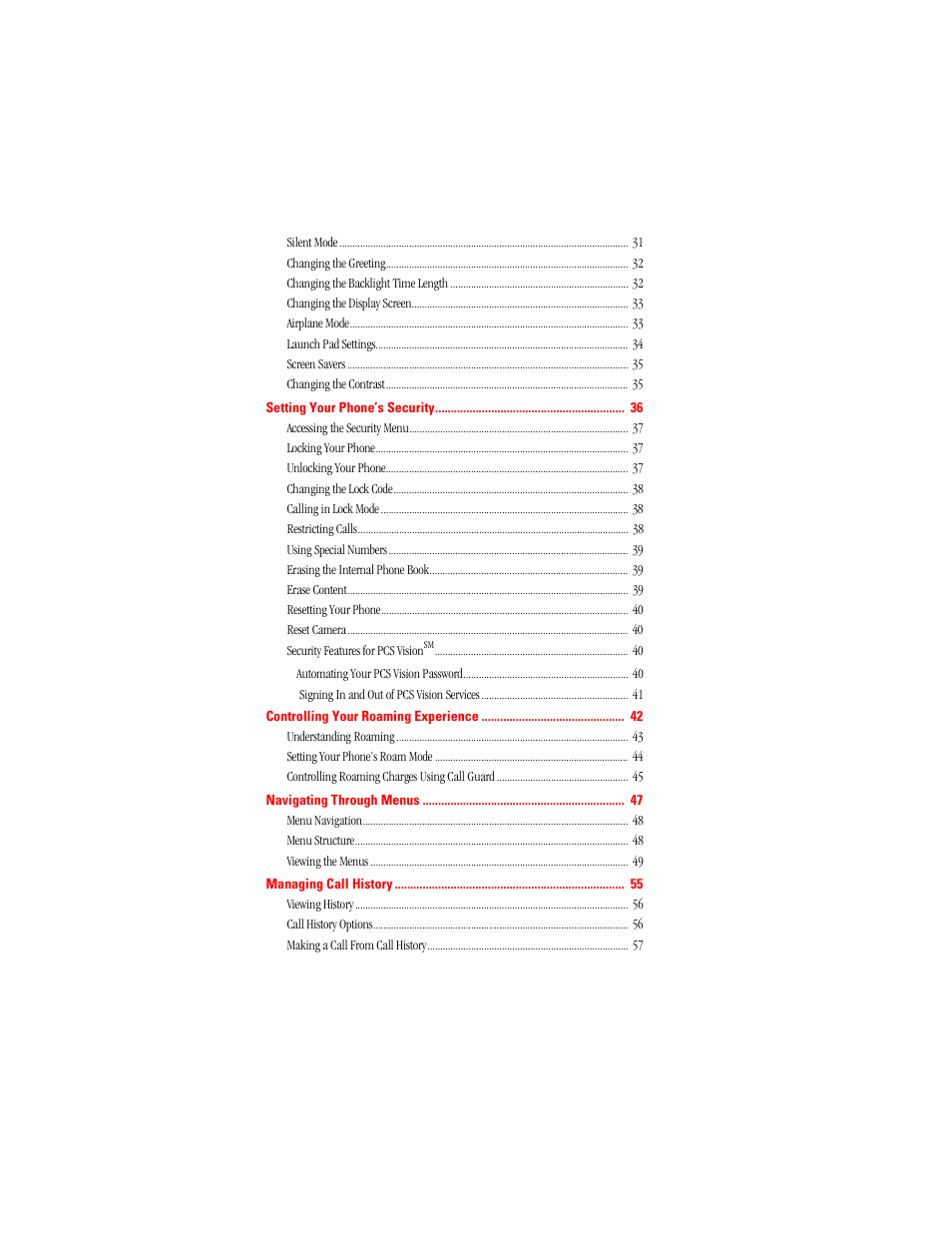 Samsung SPH-A500 User Manual | Page 3 / 136