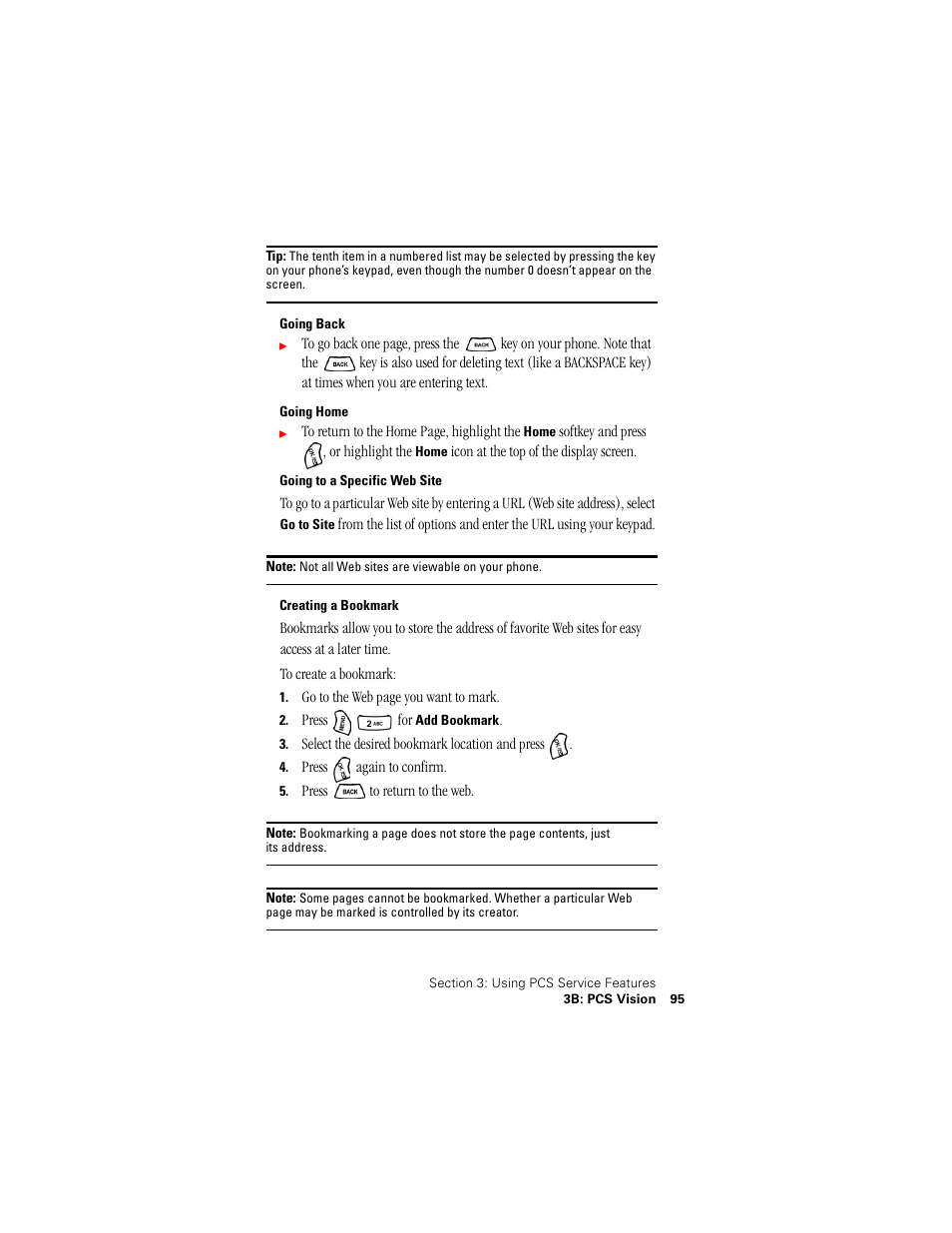 Samsung SPH-A500 User Manual | Page 96 / 136