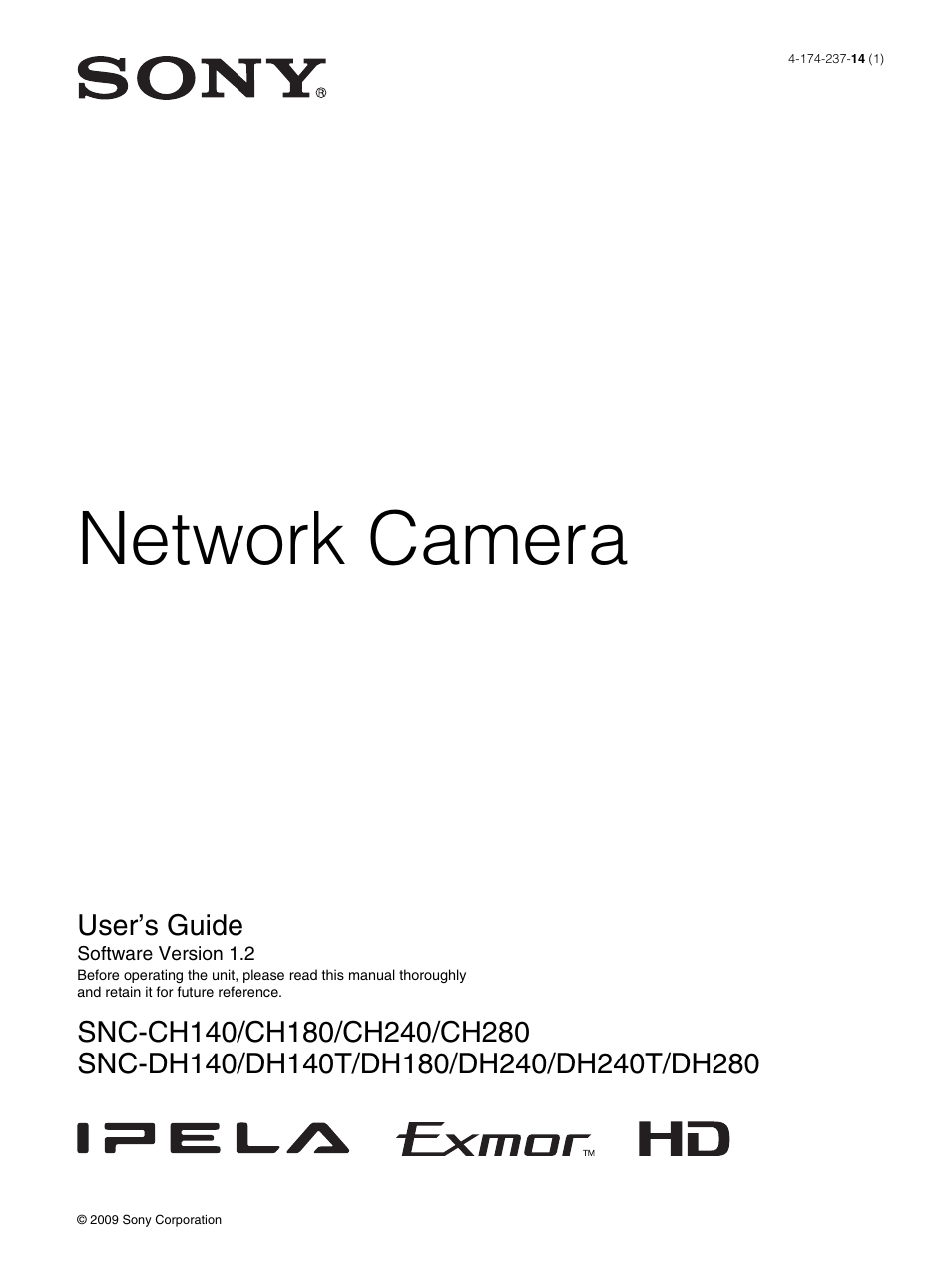 Sony CH240 User Manual | 128 pages