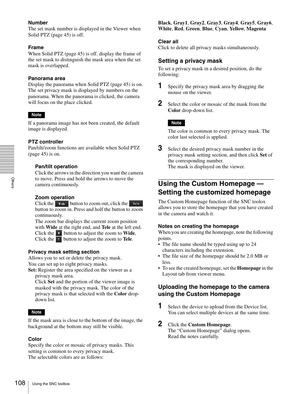 Sony CH240 User Manual | Page 108 / 128