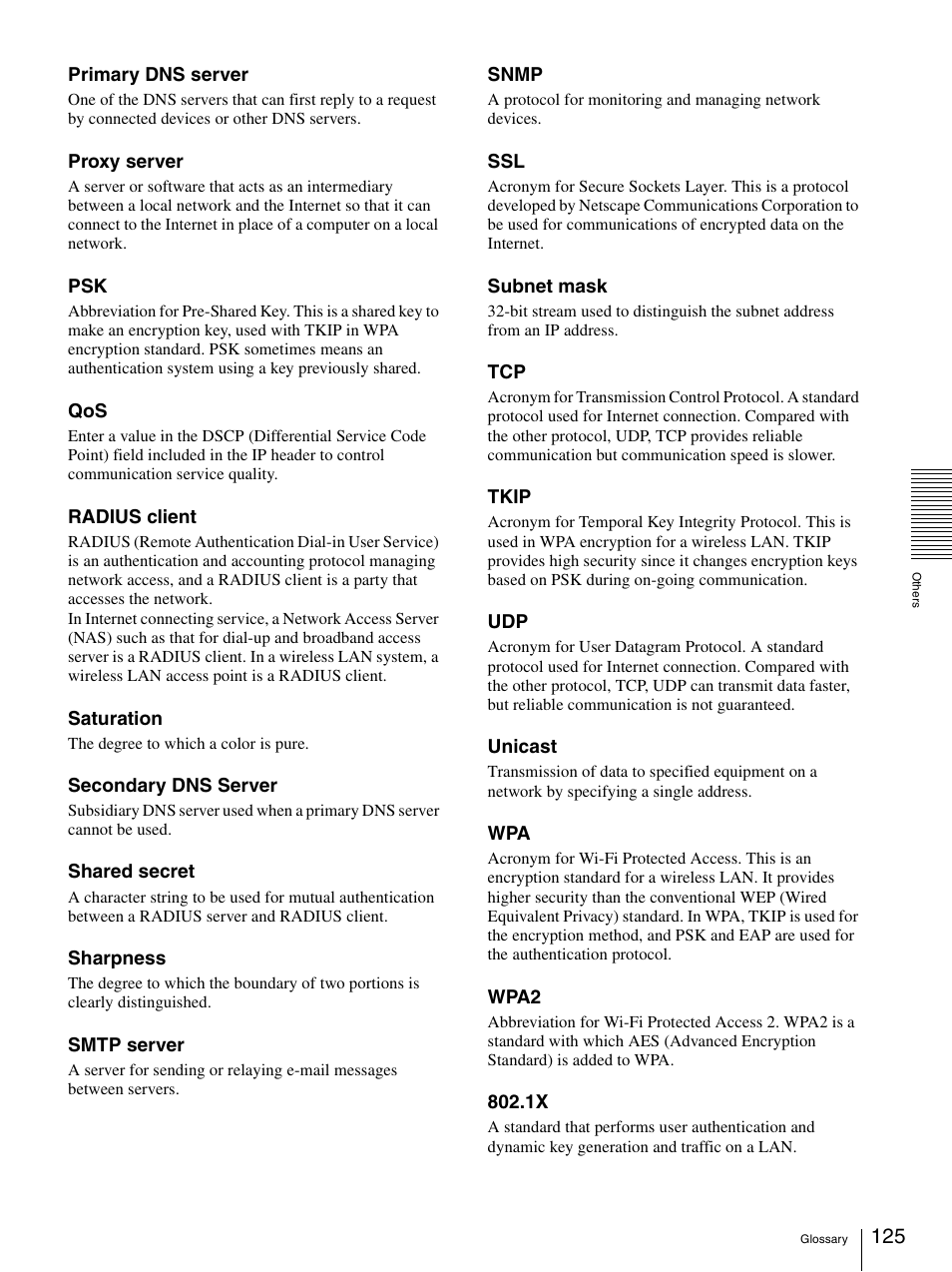 Sony CH240 User Manual | Page 125 / 128