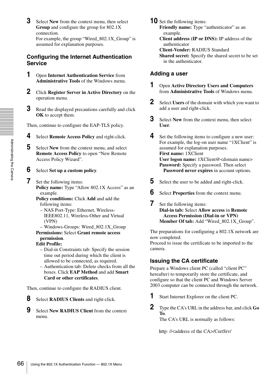Sony CH240 User Manual | Page 66 / 128