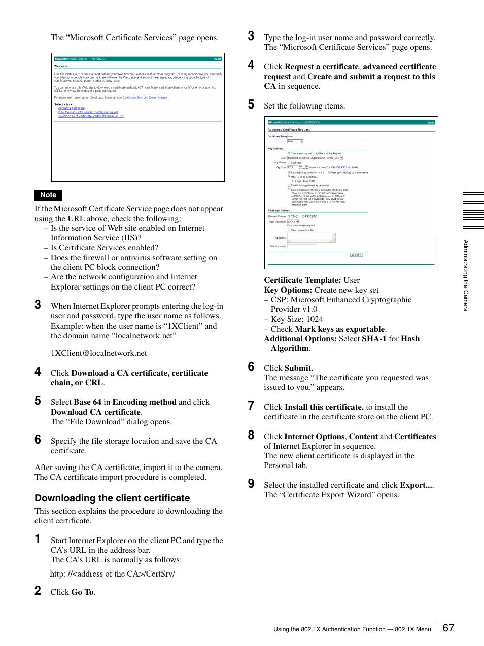 Sony CH240 User Manual | Page 67 / 128