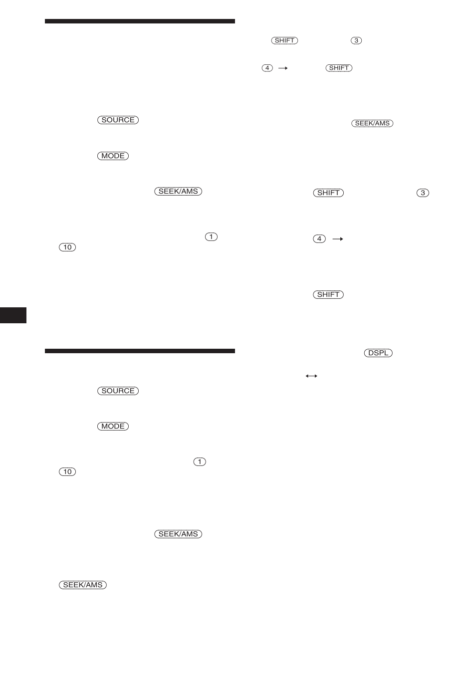 Lagra endast önskade kanaler, Motta lagrade kanaler | Sony XR-C850RDS User Manual | Page 76 / 140